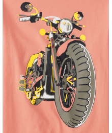 Childrens Place Coral Motorcycle Tee